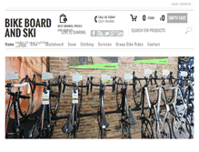 Tablet Screenshot of bikeboardandski.com